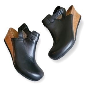 Birkenstock | 38 Papillio Esra Leather Clog Wedge Sandals boho